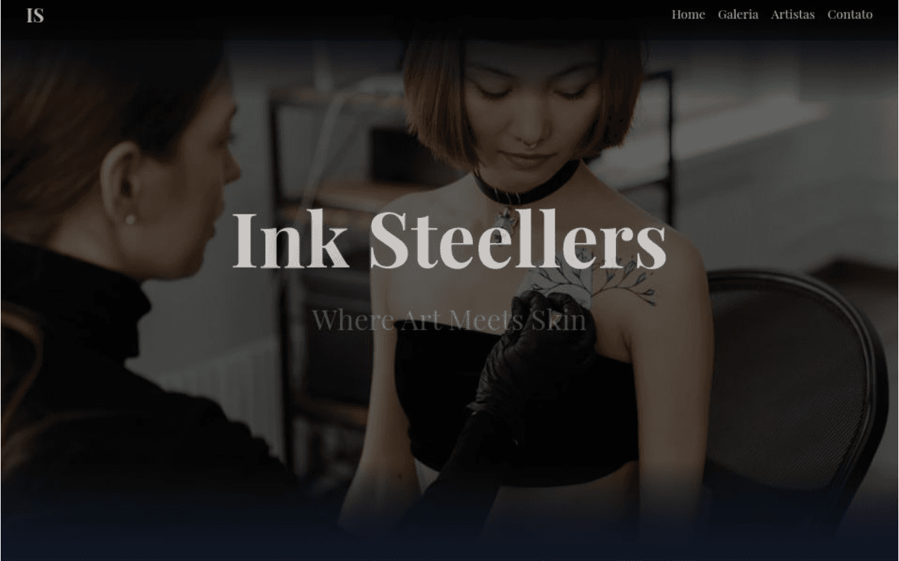 Screenshot do projeto Ink Steellers